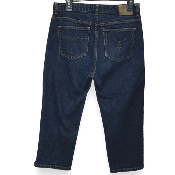 Ralph Lauren Jeans Company Premium Denim Capri Size 6 Mid Calf Peddle Pusher - Picture 3 of 9